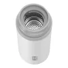 ZWILLING Thermo | tea és gyümölcs tárolóüveg 420 ml | rozsdamentes acél | fehér-szürke