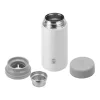 ZWILLING Thermo | tea és gyümölcs tárolóüveg 420 ml | rozsdamentes acél | fehér-szürke