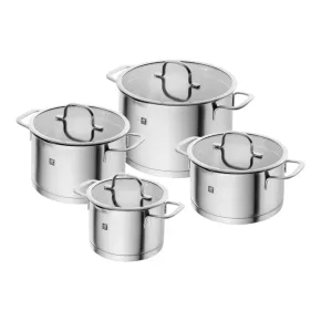   ZWILLING TrueFlow | edénykészlet 4 darabos | kerek | rozsdamentes acél