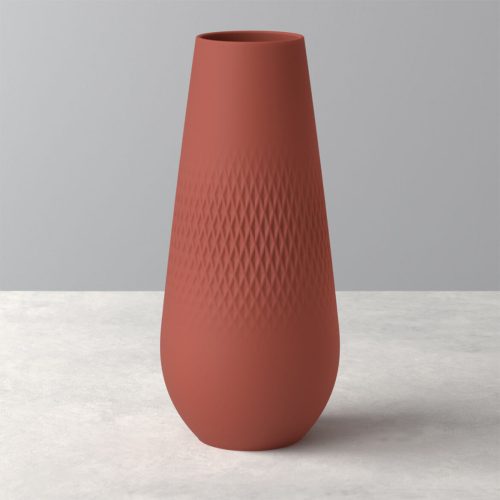 Manufacture Collier terre Carre magas váza 11,5x11,5x26cm