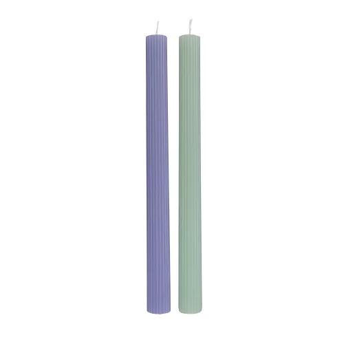 Fleur Bleu & Vert gyertyák, 2 db