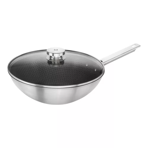 ZWILLING Joy Plus | Wok 30 cm | kerek | 18/10 rozsdamentes acél