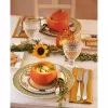French Garden Orange zsemletányér, Couvert tányér 17 cm