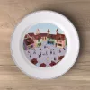 Design Naif lapostányér Falu 27 cm