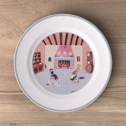 Design Naif lapostányér Kandalló 27 cm