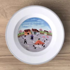 Design Naif mélytányér Baromfiudvar 2,5 dl 21 cm