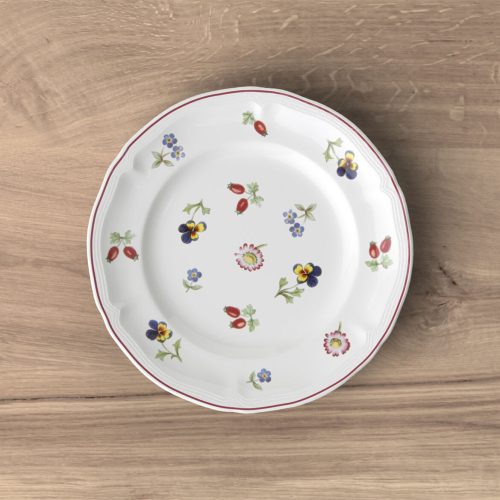 Petite Fleur zsemletányér, Couvert tányér 17 cm
