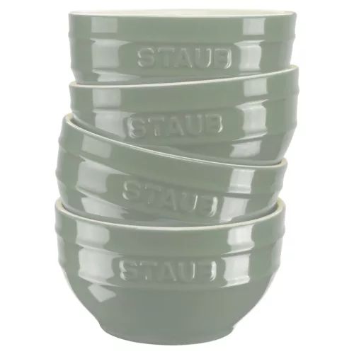 Staub kerámia | tál szett 12 cm |4 darabos | eukaliptusz | kerámia