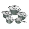 ZWILLING Pure | edénykészlet 5 darabos | kerek | 18/10 rozsdamentes acél | zöld