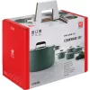 ZWILLING Pure | edénykészlet 5 darabos | kerek | 18/10 rozsdamentes acél | zöld