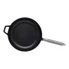 Staub Pans | serpenyő T fogantyúval 28 cm | öntöttvas | fekete | kerek