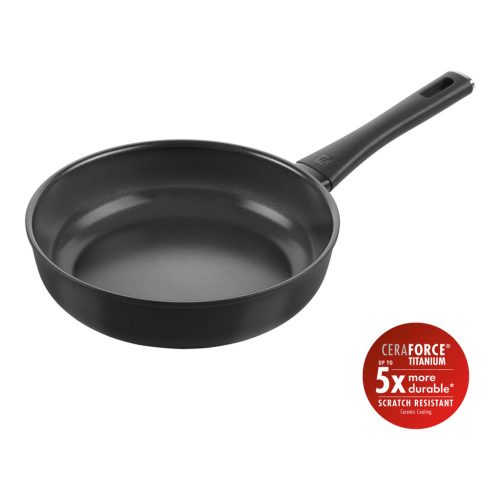 ZWILLING Madura Plus kerámia | mély serpenyő 28 cm | kerek | aluminium | titánnal megerősített tapadásmentes kerámia bevonat