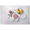 ZWILLING Fresh & Save tálak | vákuum tálak starter szett M/L |5 darabos | Grey Line | boroszilikát üveg