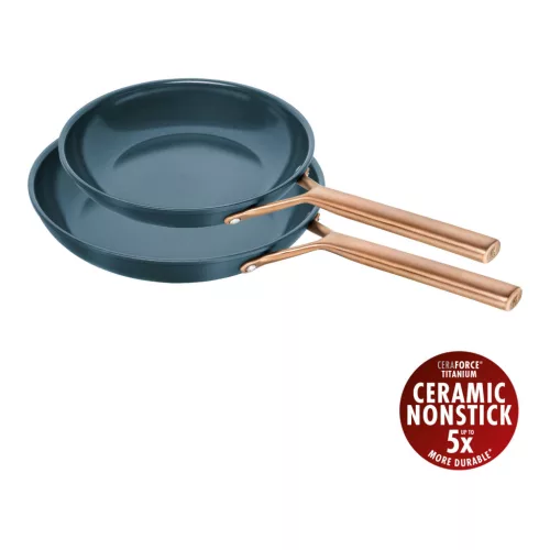 ZWILLING MILANO 2 darabos alumínium serpenyőkészlet, 28 cm kék