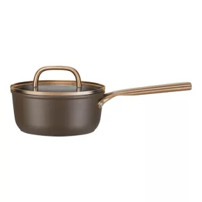   ZWILLING MILANO alumínium serpenyő üvegfedéllel, 18 cm, barna