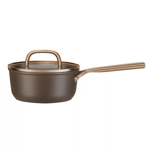 ZWILLING MILANO alumínium serpenyő üvegfedéllel, 18 cm, barna