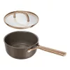 ZWILLING MILANO alumínium serpenyő üvegfedéllel, 18 cm, barna