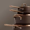 ZWILLING MILANO alumínium serpenyő, üvegfedéllel, 28 cm barna