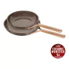 ZWILLING MILANO 2 darabos alumínium serpenyőkészlet, 28 cm barna