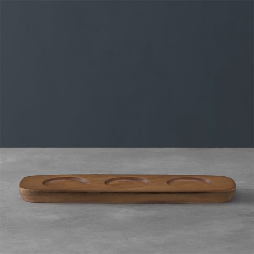 Artesano Original mártogatós tál tartó fából 30x9x1,5cm