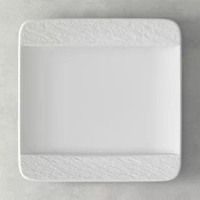 Manufacture Rock Blanc szögletes lapostányér 28 cm