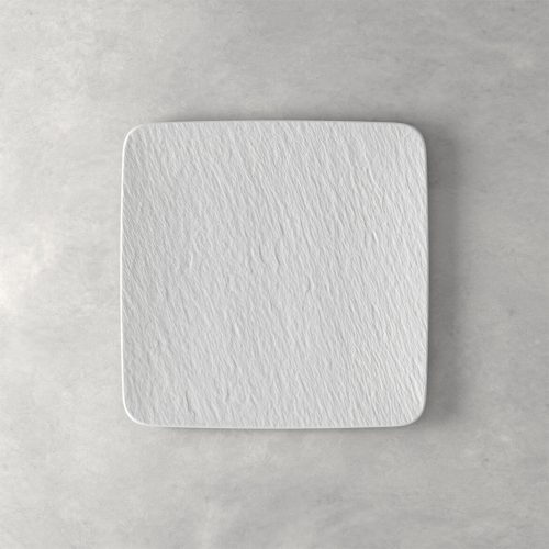 Manufacture Rock Blanc szögletes gourmet tányér 33 cm