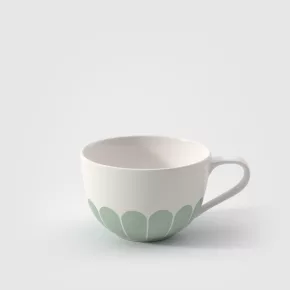 Fleur vert cappuccino csésze 3dl