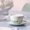 Fleur vert csészealj cappuccino csészéhez 17,5 cm