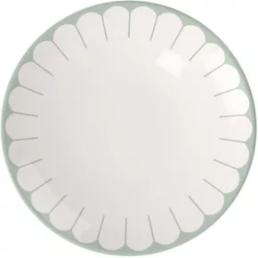 Fleur vert reggeliző, desszertestányér 21 cm