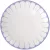 Fleur bleu reggeliző, desszertestányér 21 cm