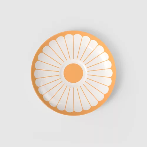 Fleur soleil csészealj cappuccino csészéhez 17,5 cm