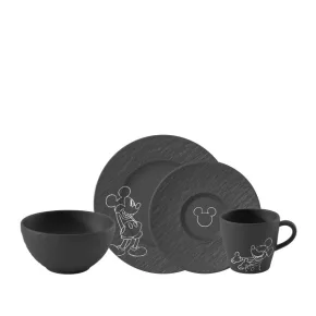   Manufacture Rock - Mickey Mouse reggeliző szett 1 személyes 4 részes