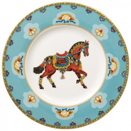 Samarkand Aquamarin reggelizőtányér 22 cm