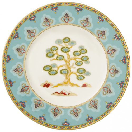 Samarkand Aquamarin zsemletányér, Couvert tányér 16 cm