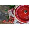 Staub öntöttvas edény - Cherry - kerek - 24 cm - 3.70 l