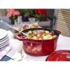 Staub öntöttvas edény - Cherry - kerek - 24 cm - 3.70 l