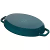 Staub sütőtál tetővel| La-Mer | ovális | 32 cm | 2,8l