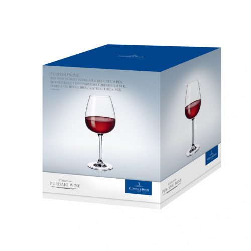 Purismo Wine vörösboros pohár 4 db 2 dl 95mm