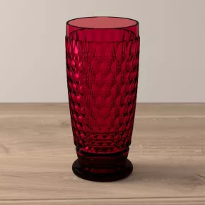 Boston coloured longdrink/söröspohár piros 4 dl 162mm