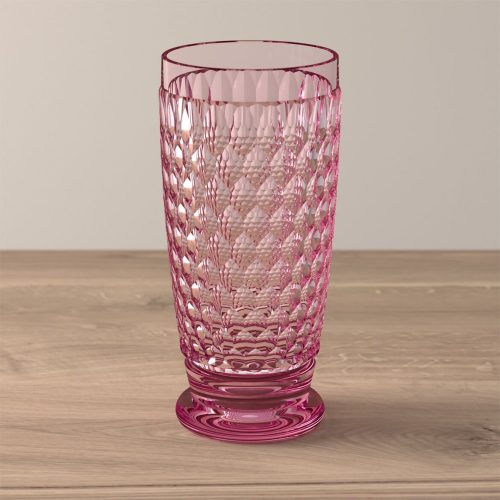 Boston coloured longdrink/söröspohár rózsaszín 4 dl 162mm kifutó termék