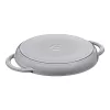 Staub öntöttvas kerek grillserpenyő fekete 1,2 l 30 cm