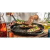 Staub öntöttvas kerek grillserpenyő fekete 1,2 l 30 cm