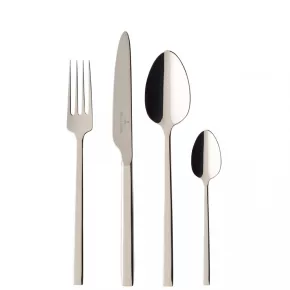   La Classica 120 ezüstözött evőeszközkészlet 24 darabos 6 személyes 38x27x6cm