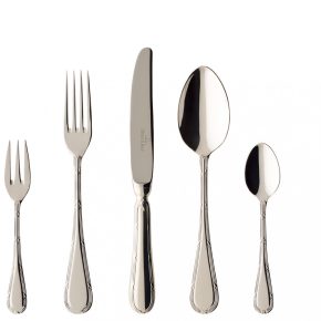   Kreuzband-Septfontaines ezüstözött evőeszközkészlet 30 darabos 6 személyes