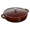 Staub serpenyő Chistera | kerek | Grenadine-vörös 24 cm | 2,4l
