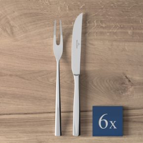   Piemont steakkés, steakvilla készlet 6 személyes 28,5x20x5cm