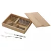 Piemont steakkés, steakvilla készlet 6 személyes 28,5x20x5cm