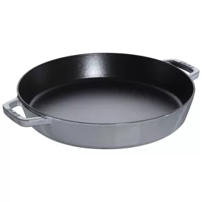   Staub Paella sütő-serpenyő, fényes-fekete, kerek 28cm 4,36l