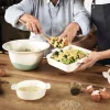 Clever Cooking mély sütő-tálalótál kerek 6,5 dl 15cm
