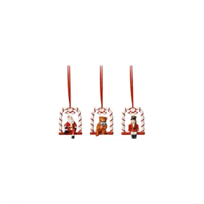   Nostalgic Ornaments 3 db-os karácsonyfadísz, Harlekin, Teddy és a Tálapó kifutó termék
